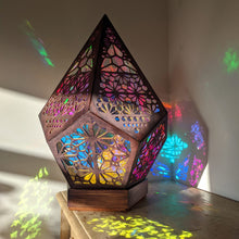 Load image into Gallery viewer, Floor Lamp Bohemian Starry Sky Lights Wooden Table Lamps
