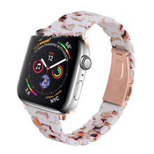 Load image into Gallery viewer, Smart Slim Resin Three Bead Stainless Steel Watch Strap
