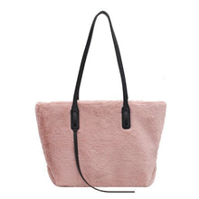 Load image into Gallery viewer, Large-capacity Fashion Plush One-Shoulder Bag
