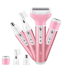 Load image into Gallery viewer, NEW 4 In 1 Women Razor Shaver Beauty Instrument Body Epilator Nose Hair Removal Machine Lady Shaver
