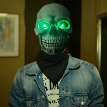 Load image into Gallery viewer, Halloween Skull Movable Mouth Latex Halloween Kills Mask
