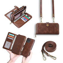 Load image into Gallery viewer, Compatible with Apple, Strong Adsorption Leather Phone Case
