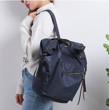 Load image into Gallery viewer, Fashion Nylon Waterproof Backpack Women Large Capacity Schoolbags
