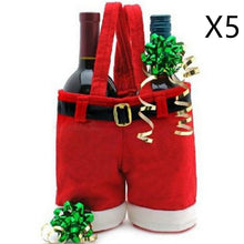 Load image into Gallery viewer, Wool Fabric Merry Christmas Gifts Santa Pants Christmas Candy Gift Bag
