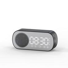 Load image into Gallery viewer, Music Alarm Clocks Mirror FM Radio LED Bluetooth Speaker
