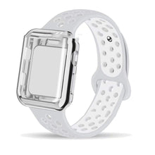 Load image into Gallery viewer, Two Tone Sports Porous Breathable Silicone Strap
