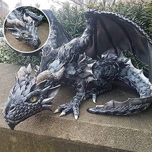 Load image into Gallery viewer, Big Squatting Dragon Sculpture Statue Outdoor Crafts Ornaments

