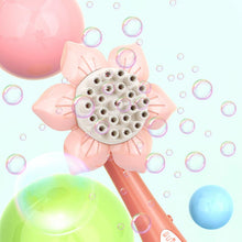 Load image into Gallery viewer, Portable Bubble Sunflower Shape Bubble Machine Toy
