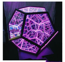 Load image into Gallery viewer, Night Light Creative And Cool Infinite Dodecahedron Color Table Lamp
