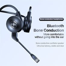 Load image into Gallery viewer, Bone Conduction Bluetooth Headset Long Detachable
