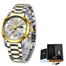 Load image into Gallery viewer, Men's Business Waterproof Watch With Stainless Steel Strap
