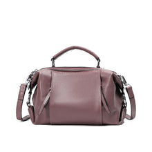 Load image into Gallery viewer, Single-shoulder Solid Color Leather Messenger Bag For Ladies
