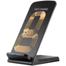 Load image into Gallery viewer, Fast Charging Vertical Wireless Charger Phone Desktop Stand

