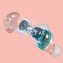 Load image into Gallery viewer, Bluetooth Headset Wireless Rechargeable Mini Cute
