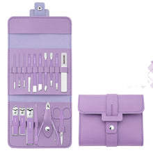 Load image into Gallery viewer, 16 Pcs Nail Clippers Nail Cutter Nail Scissors With PU Bag
