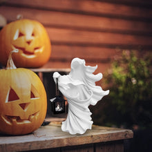 Load image into Gallery viewer, Faceless Ghost Sculpture Halloween Ghoul Resin Sculpture Decoration
