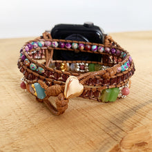 Load image into Gallery viewer, Natural Paraffin Thread Multi-layer Hand-woven Strap
