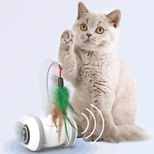 Load image into Gallery viewer, Interactive Cat Toy With Interchangeable Pet Feather Toys
