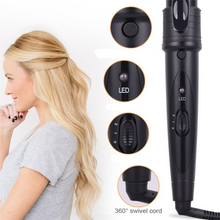 Load image into Gallery viewer, 3 in 1 Professional Curling Iron and Wand Set - 0.3 to 1.25 Inch Interchangeable Ceramic Barrel Wand Curling Iron
