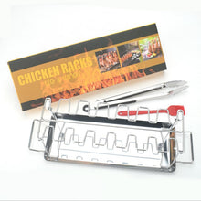 Load image into Gallery viewer, Portable Grilling Basket Mesh Clip 14 Slot Stainless Steel
